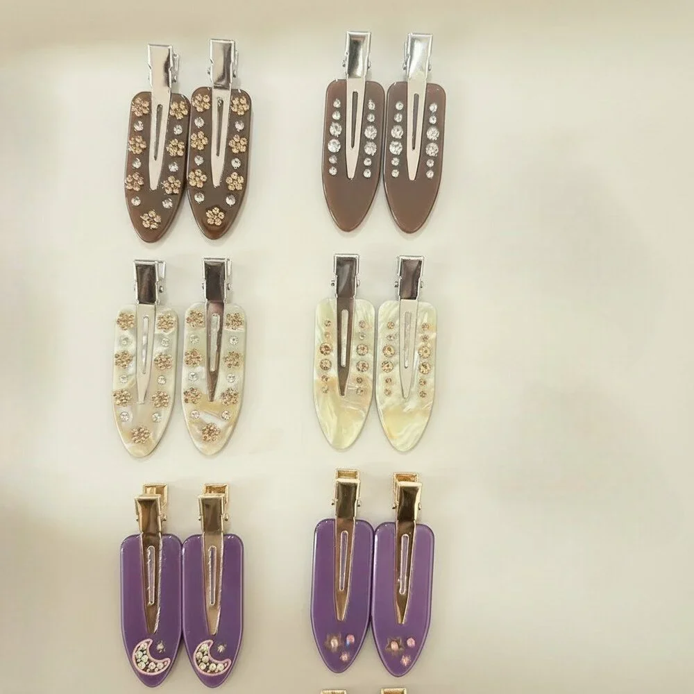 10PCS Hair Clip Bundle Random Mix Y2K Cute Snap Clips Aesthetic Hair Accessories